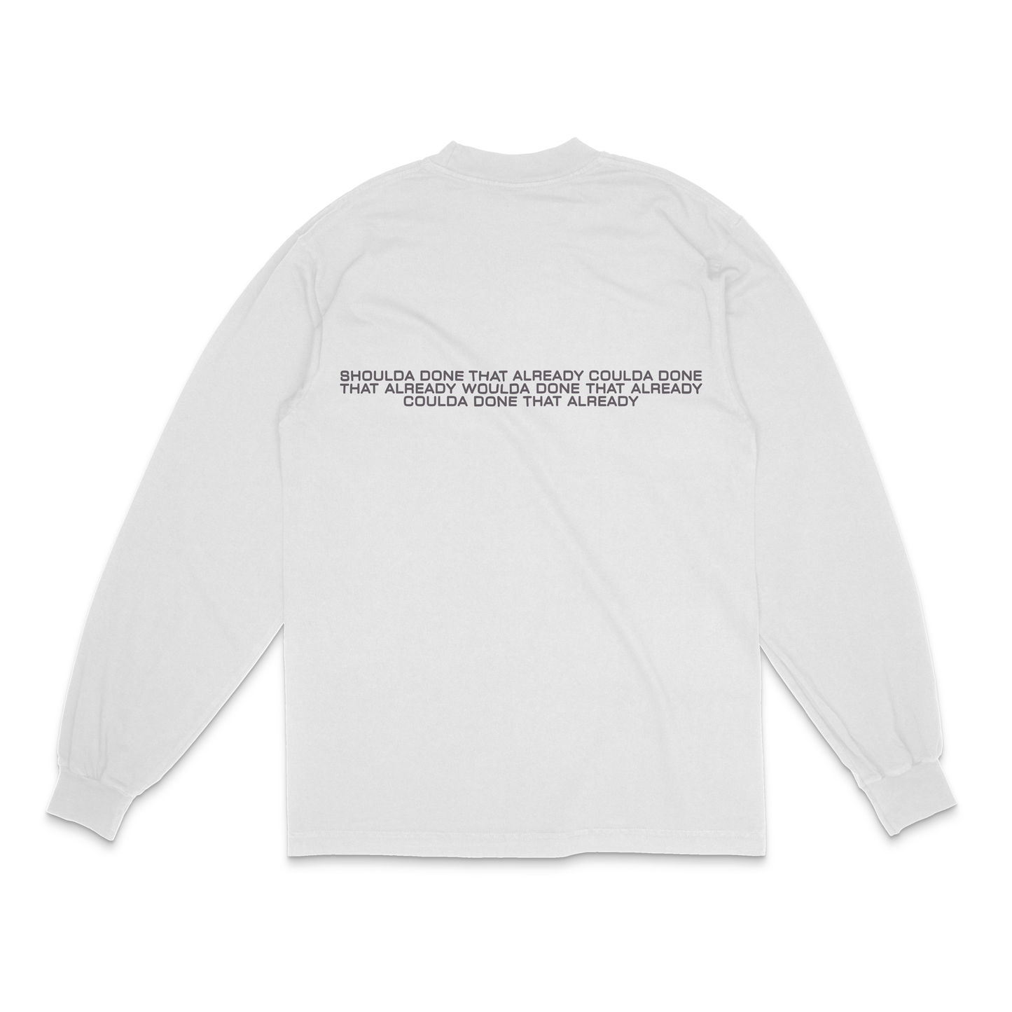 PWTC WHITE LONG SLEEVE TEE