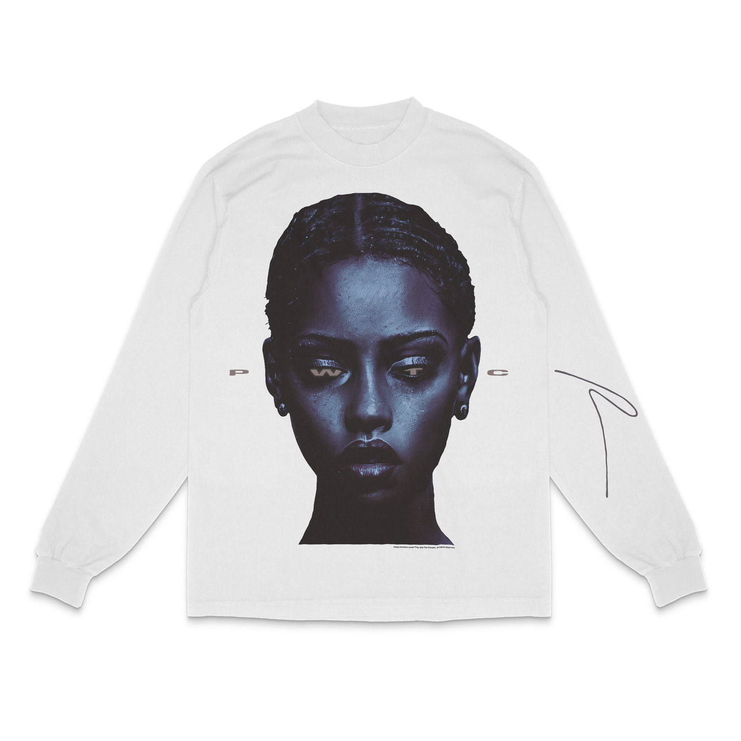 PWTC WHITE LONG SLEEVE TEE